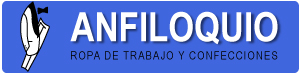 Logotipo de Anfiloquio, tienda de ropa de trabajo en Madrid